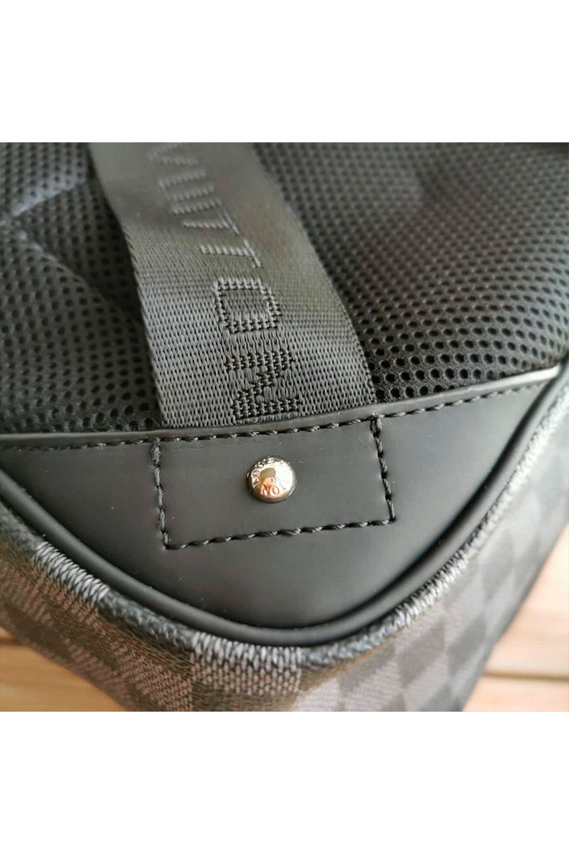 Lоuis Vuittоn Кожаный рюкзак Damier 28x45x18 см