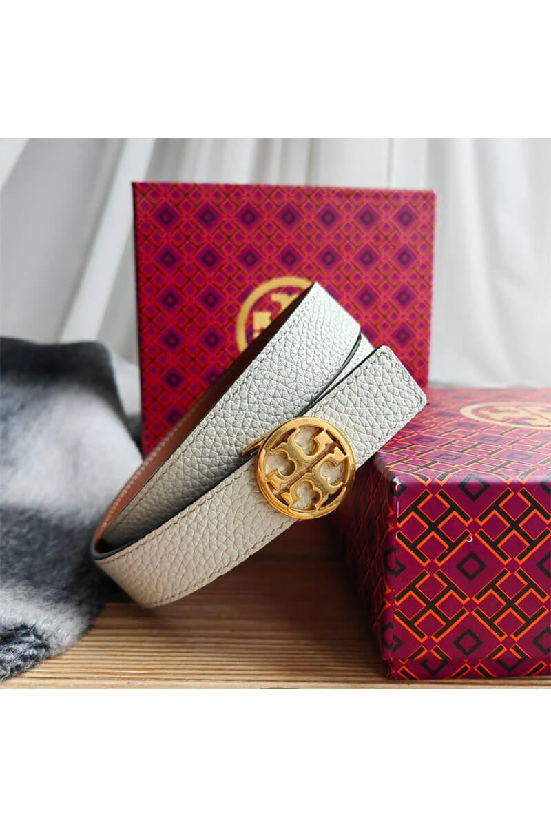 Designer Clothing Двусторонний кожаный ремень Tory Burch - длина 80 / 85 см (3 расцветки)