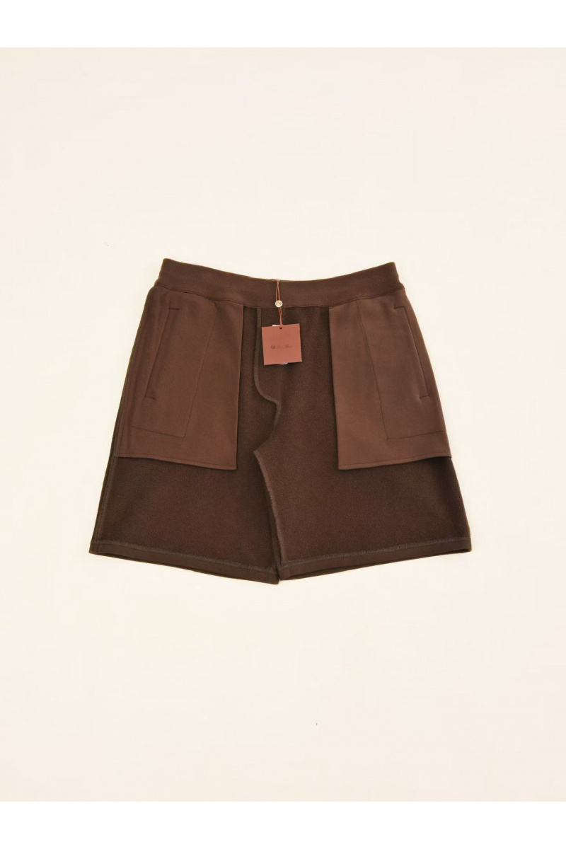 Loro Piana Мужские коричневые шорты premium