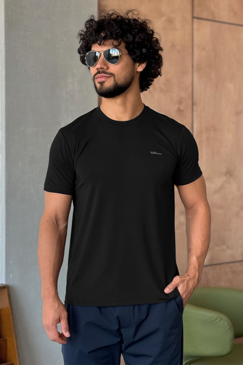 Kiton Мужская чёрная футболка 