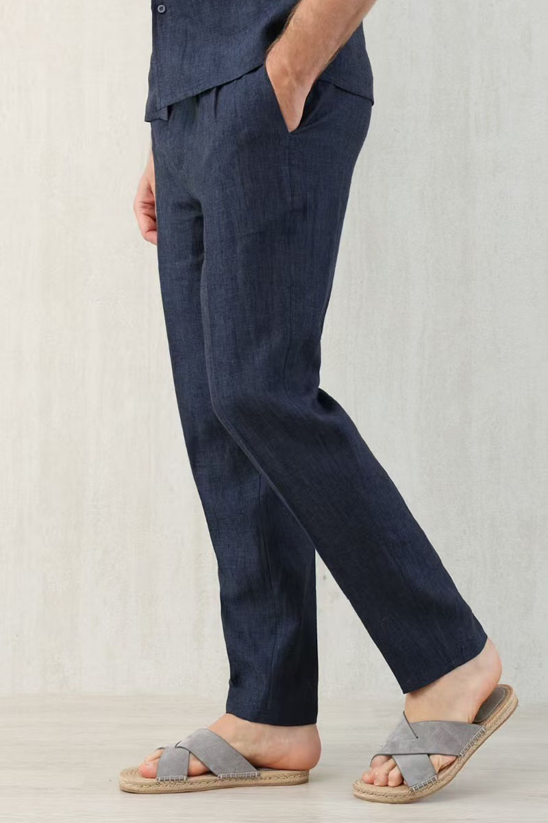 Brunеllо Сuсinеlli Льняные брюки Premium - Navy