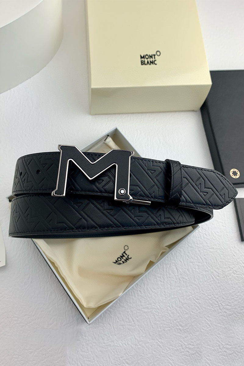 Montblanc Двусторонний кожаный ремень Premium (ширина 3.5 см)