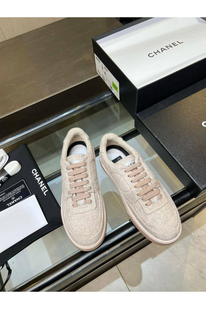 Chаnеl Женские кроссовки Tweed premium