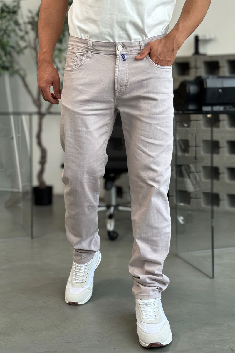 Jacob Cohen Мужские светло-бежевые джинсы