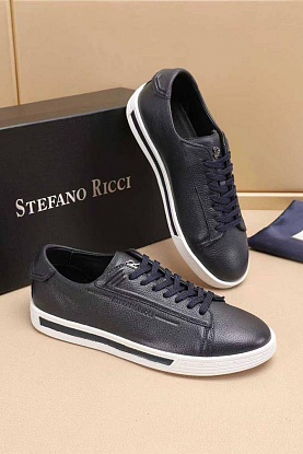 Мужские кожаные кроссовки