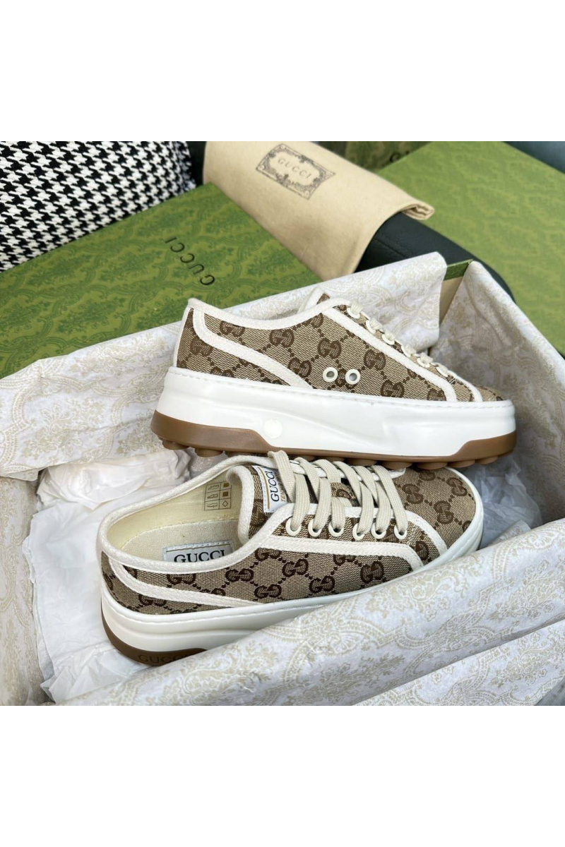Gucci Женские кроссовки Tennis 1977 premium
