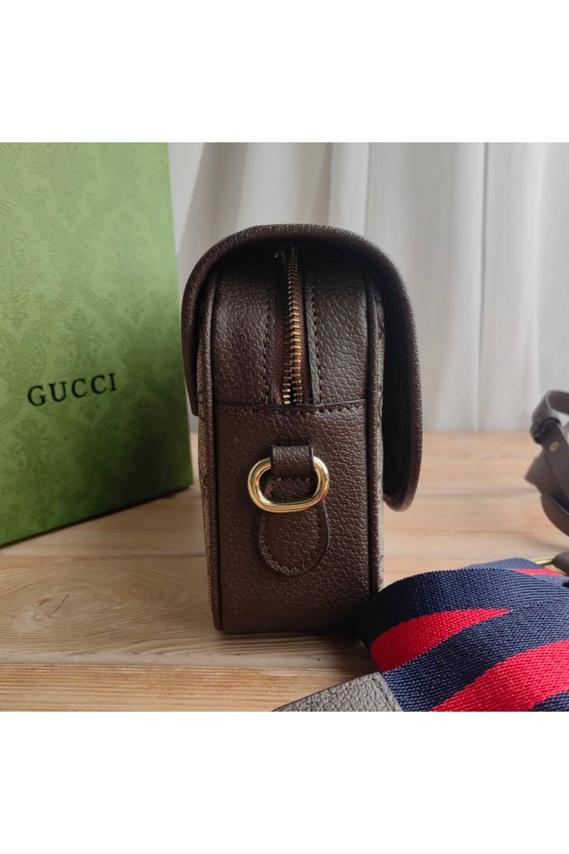 Gucci Женская сумка Ophidia GG mini 21x15 см