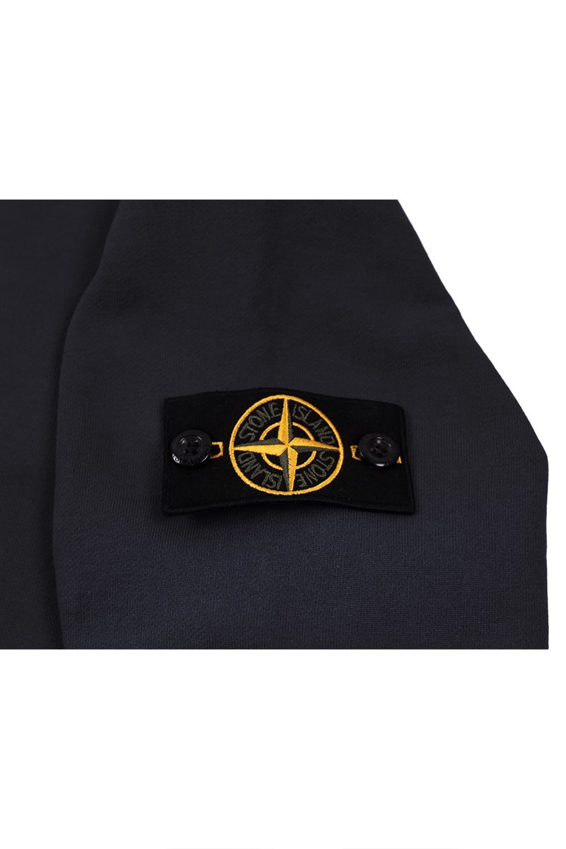 Stone Island Мужской свитшот бирюзового цвета Compass-patch 