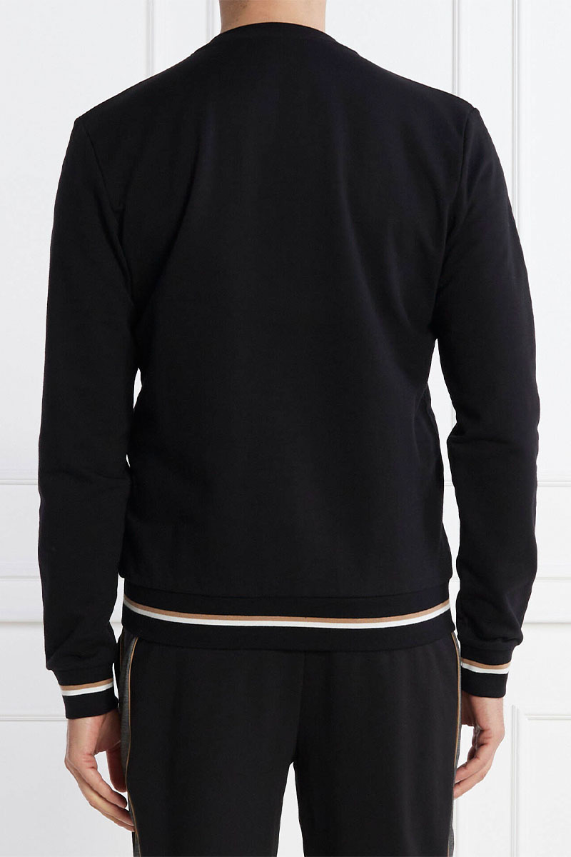 Hugо Воss Мужской чёрный свитшот Iconic 