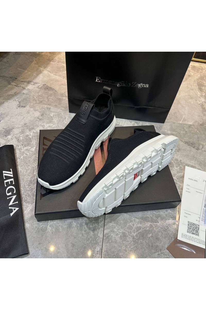 Zegna Мужские текстильные кроссовки