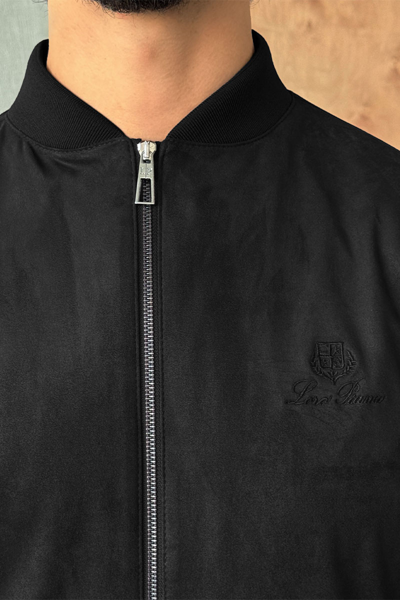 Loro Piana Мужской чёрный бомбер