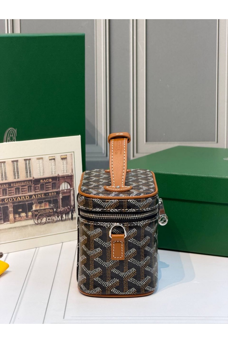 Designer Clothing Кожаная сумка Goyard Muse Mini Vanity ​premium 16,5x10,5x8 см