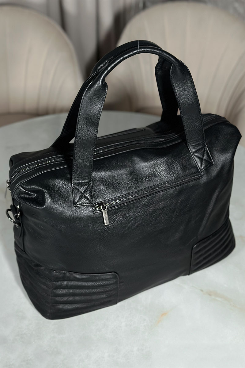 Dirk Bikkembergs Чёрная дорожная сумка 39x51x23 см