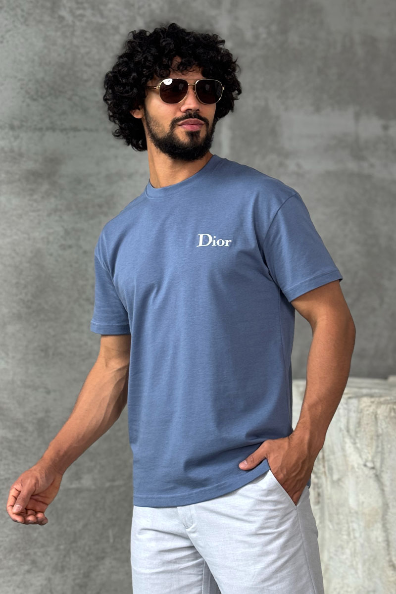 Dior Мужская футболка logo-embroidered