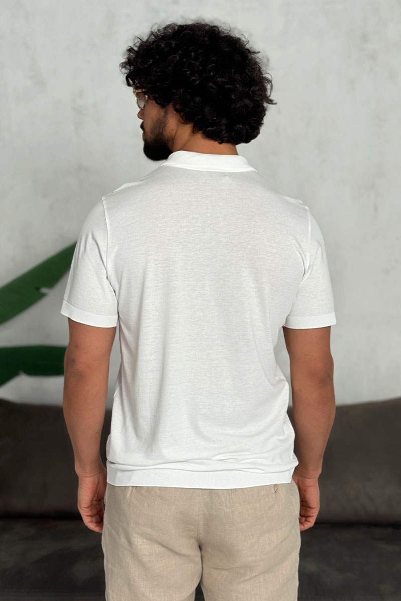 Hermes Мужское белое поло 