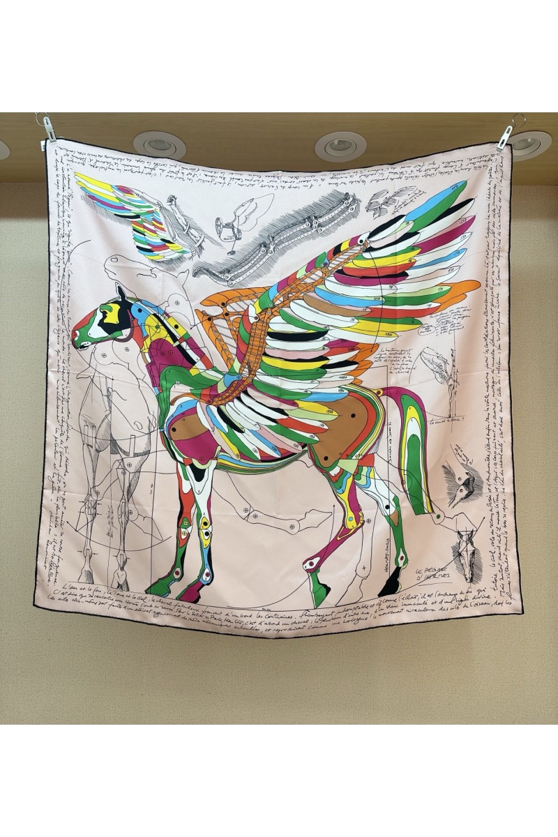 Hermes Платок Harnais Le Pegase premium 87x88 см