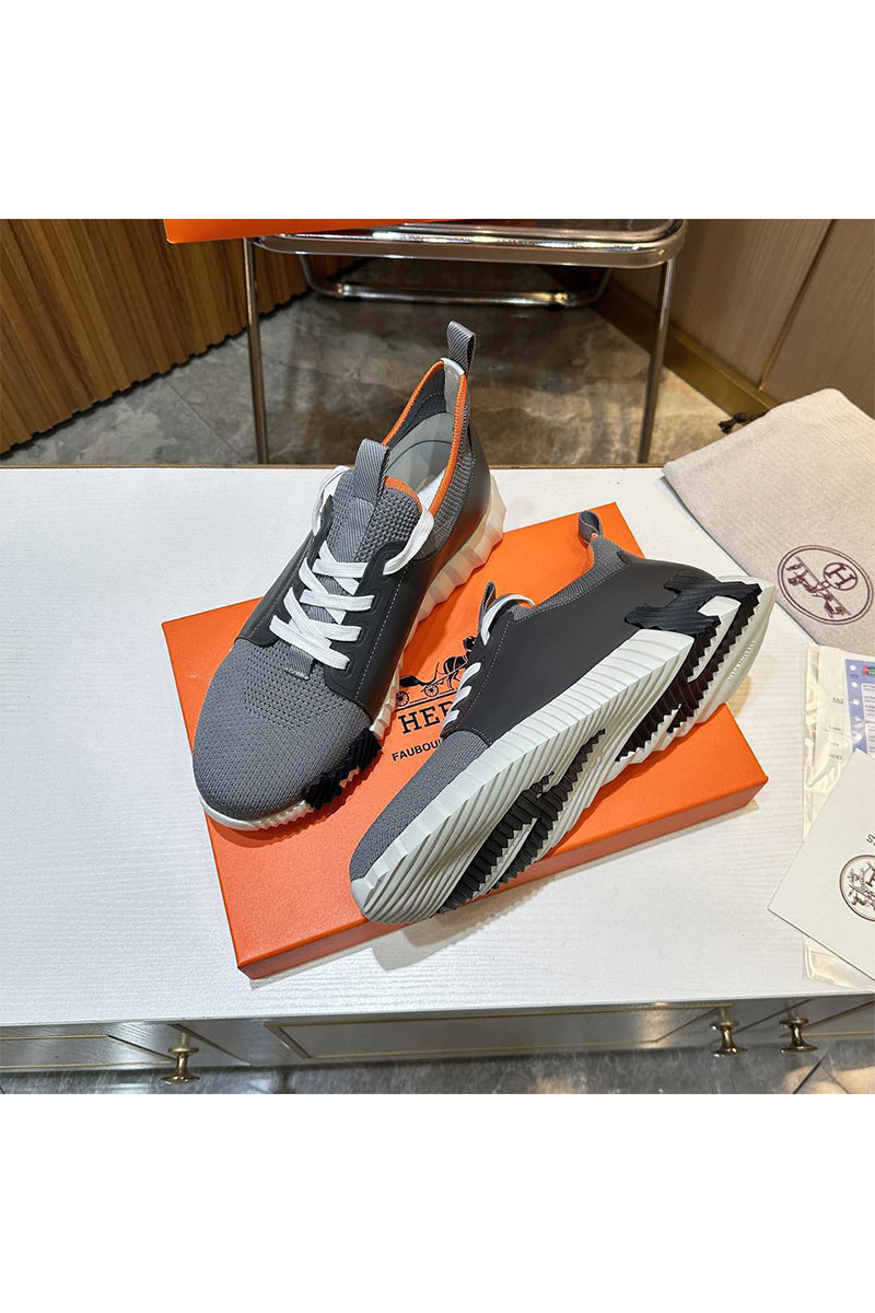 Hermes Мужские кроссовки Depart - Grey
