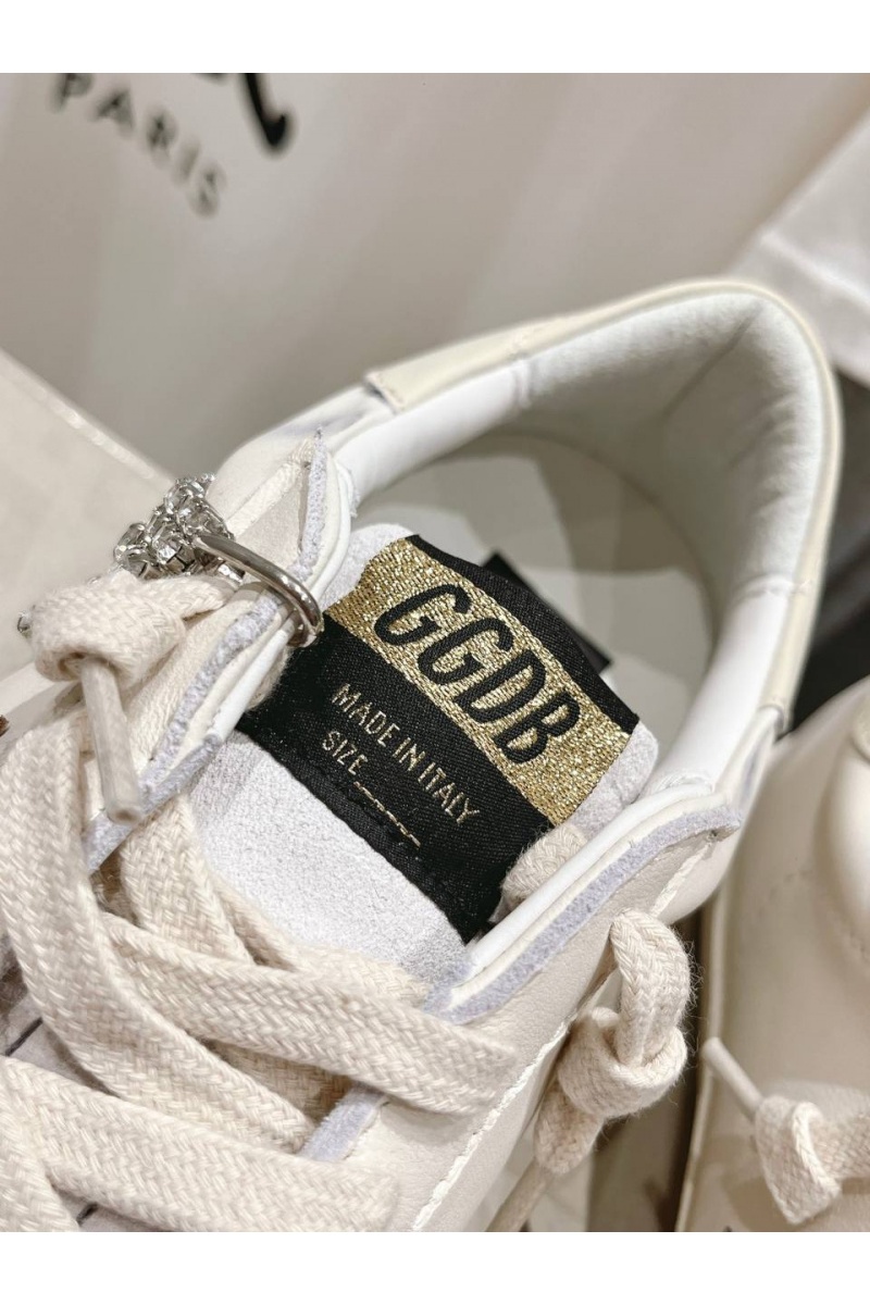 Designer Clothing Женские кожаные кроссовки Golden Goose Super Star premium