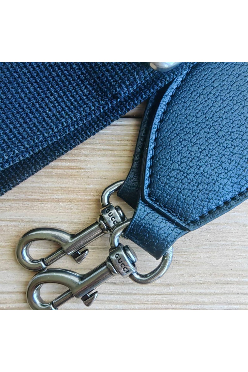 Gucci Мужская кожаная сумка Ophidia GG 22x16 см