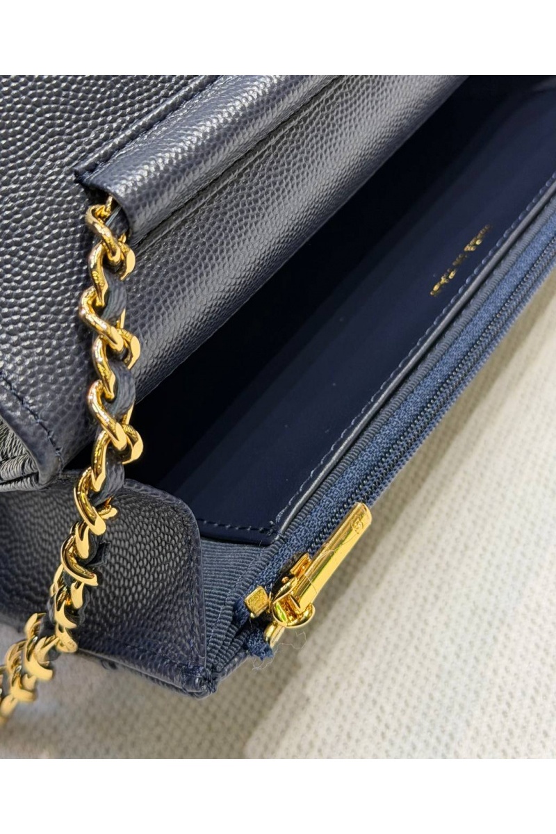 Chаnеl Кожаная сумка Wallet on Chain premium 19x12x4 см