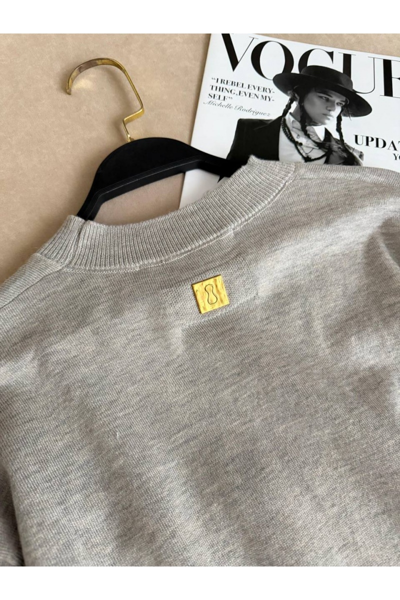 Schiaparelli Женский трикотажный свитер Premium - Grey