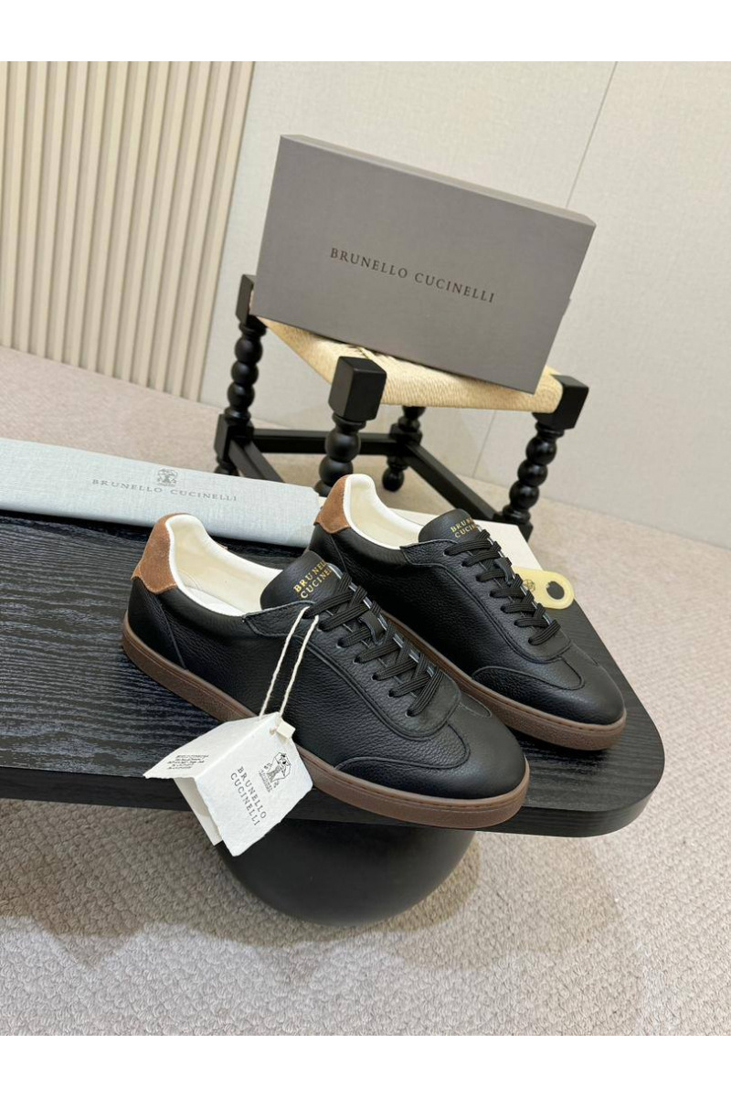 Brunеllо Сuсinеlli Кожаные кроссовки low-top - Black