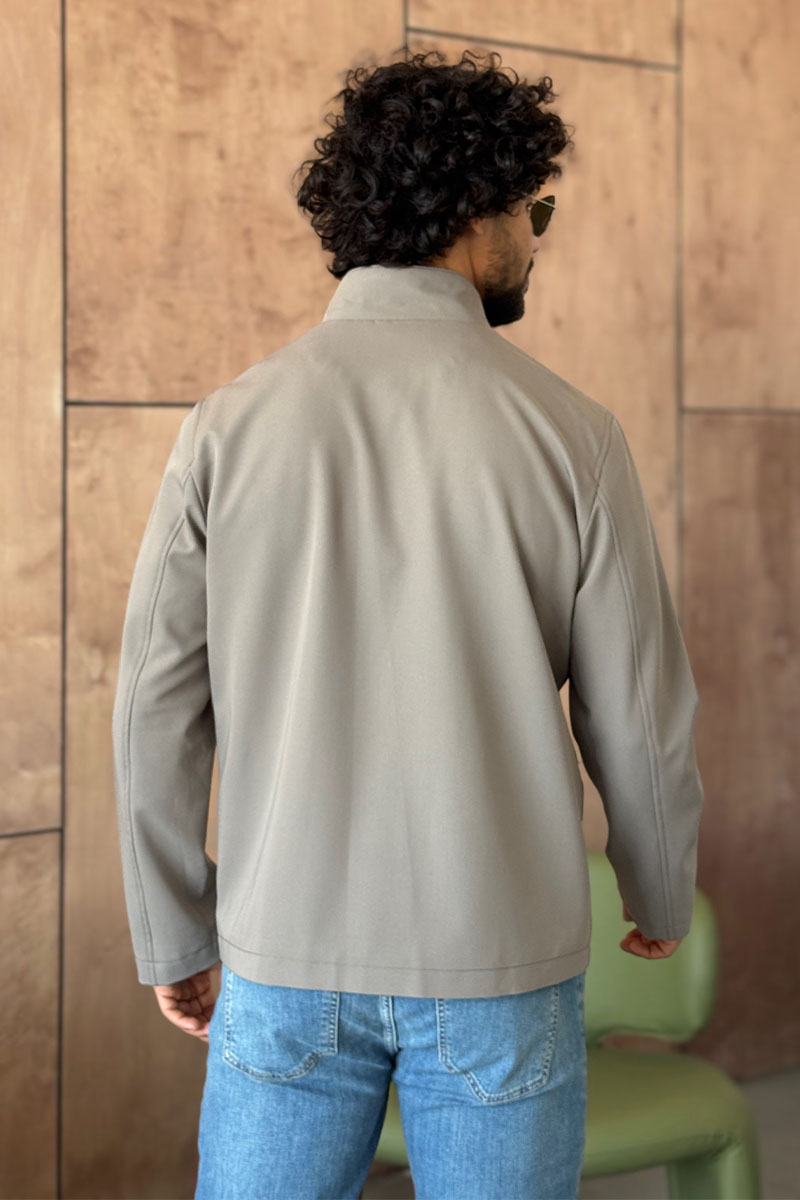 Hermes Мужская серая куртка 