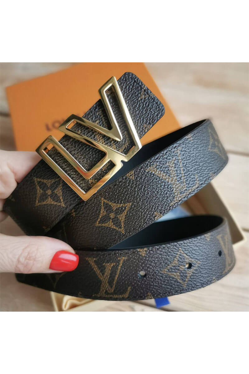 Lоuis Vuittоn Кожаный ремень Monogram, длина 80 / 85 см (3 расцветки)