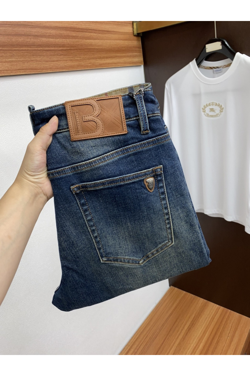 Burberry Мужские синие джинсы premium
