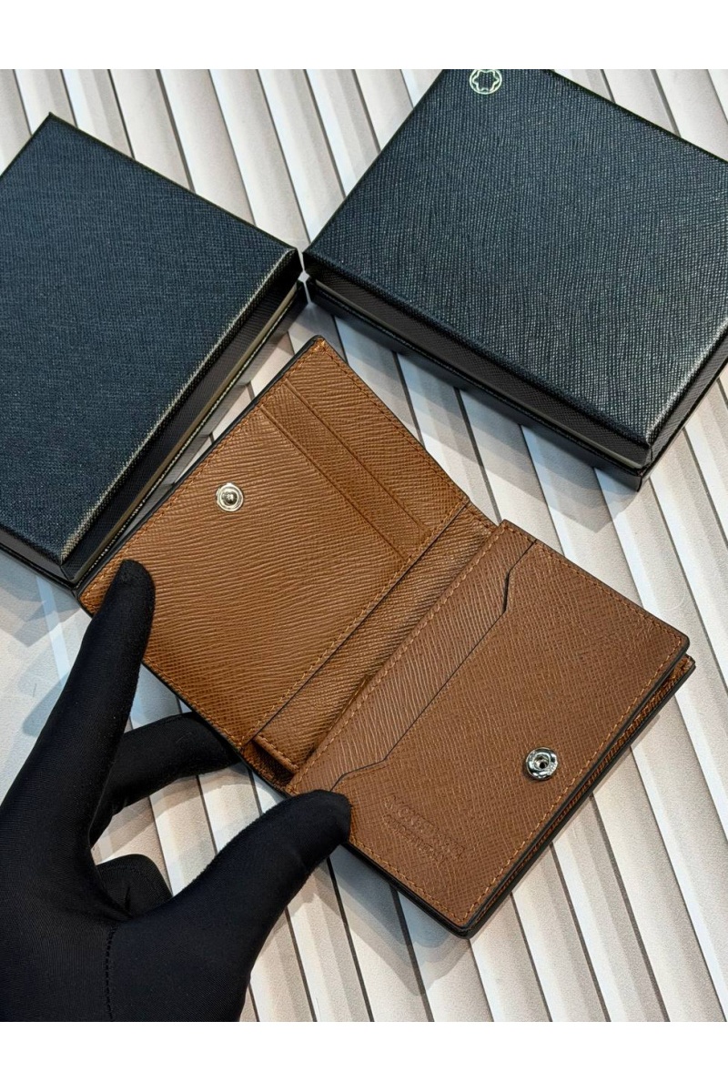 Montblanc Кожаный кошелёк Continental Sartorial premium 12x9.5x2 см