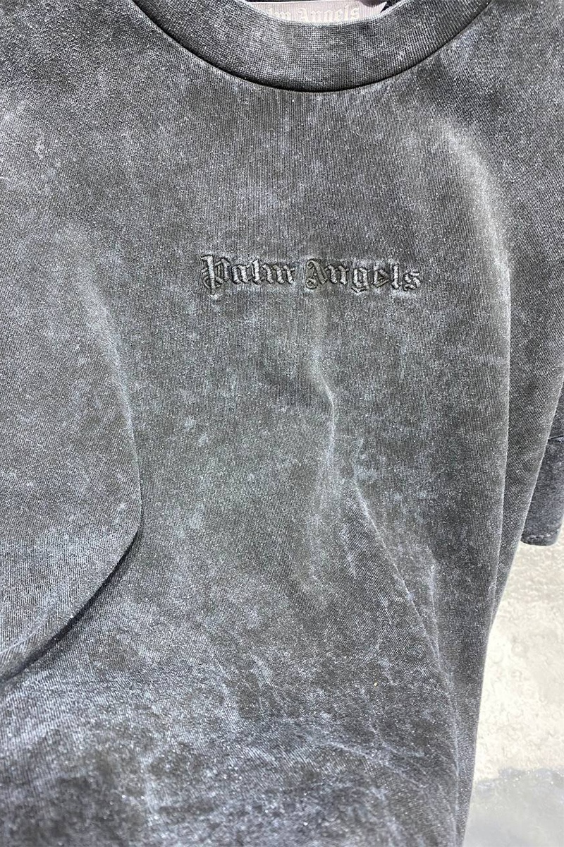 Palm Angels Чёрная оверсайз футболка