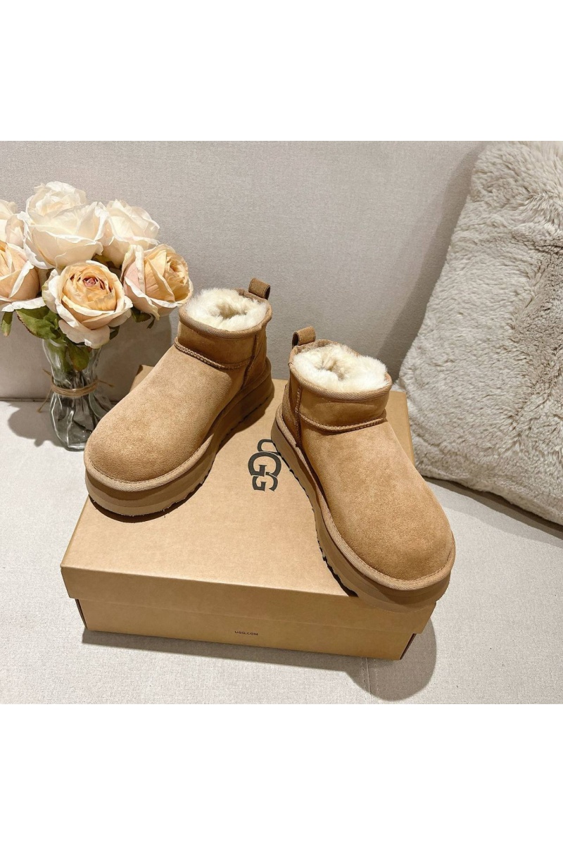 UGG Женские ботинки Classic Ultra Mini Platform - Chestnut