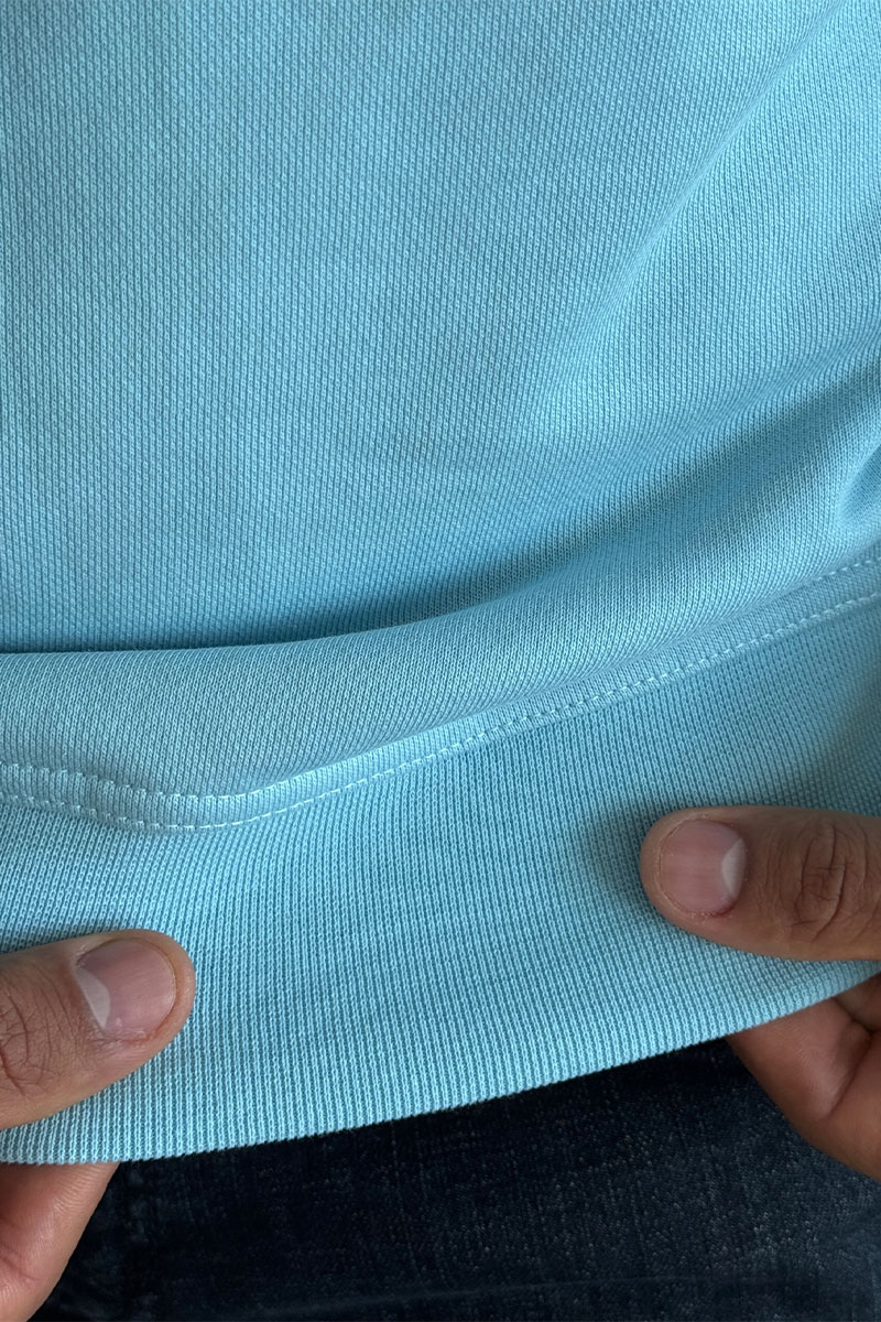 Burberry Мужское голубое худи logo-print