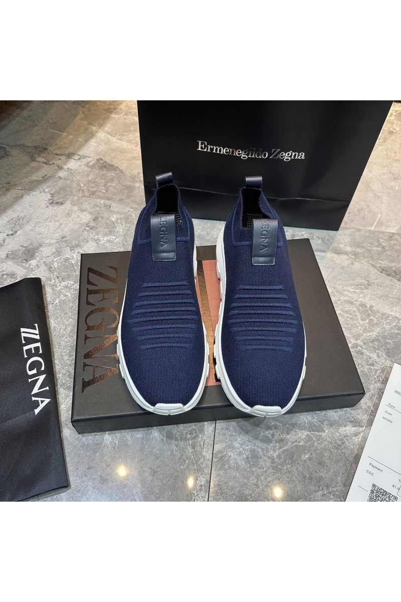 Zegna Мужские текстильные кроссовки