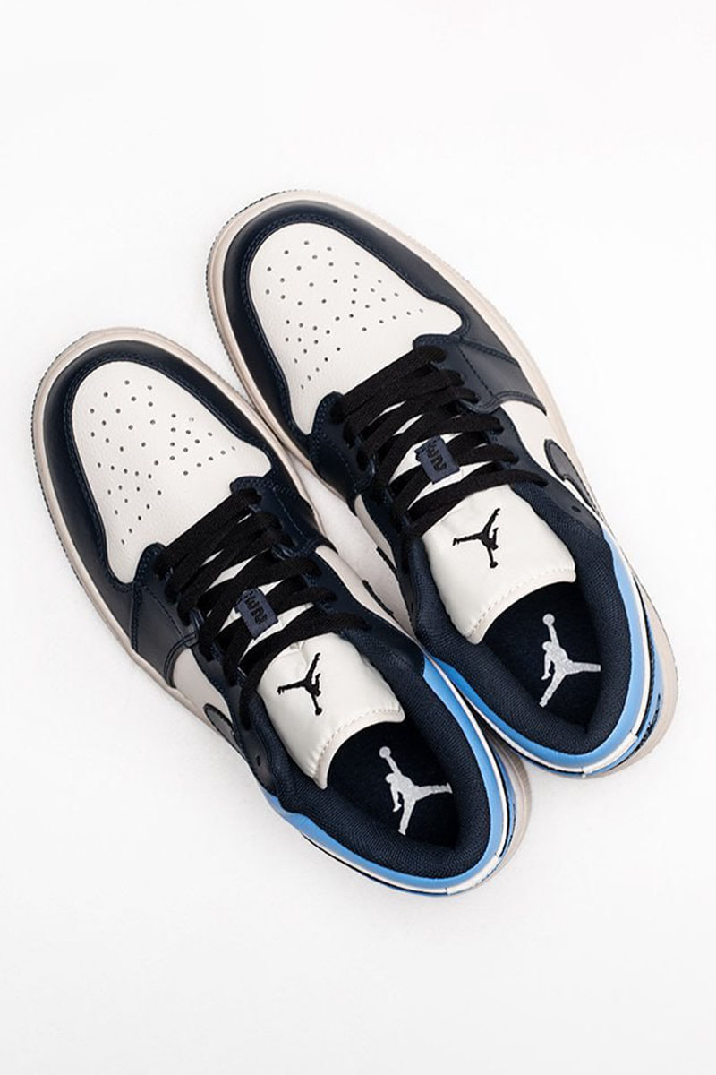 Nike Кроссовки AJ1 Low - Navy / White / Blue