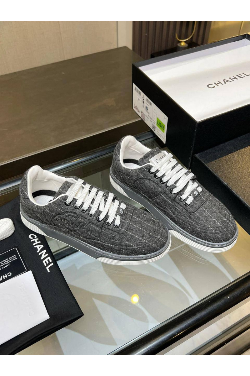 Chаnеl Женские кроссовки Tweed premium