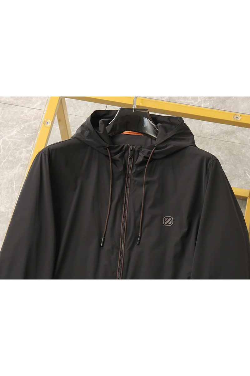 Zegna Ветровка чёрного цвета premium