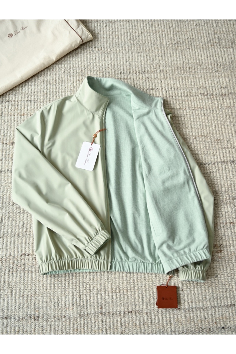 Loro Piana Двусторонняя ветровка premium - Mint Green