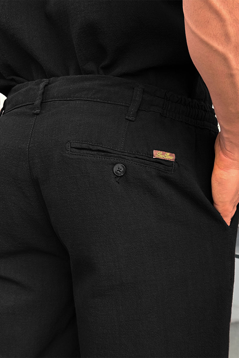 Loro Piana Мужской костюм чёрного цвета