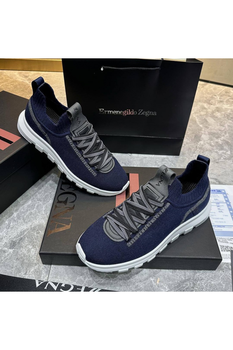Zegna Мужские текстильные кроссовки