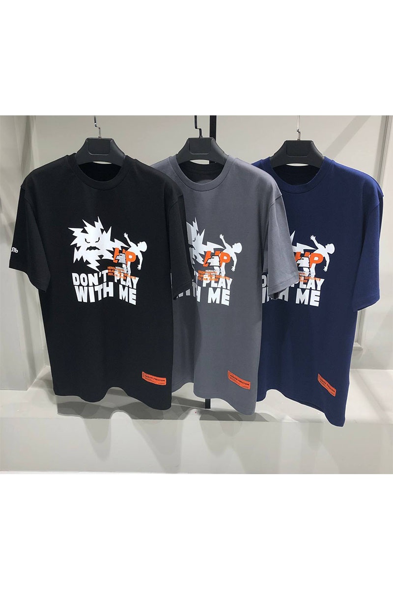 Heron Preston Оверсайз футболка "Don't Play With Me" Black