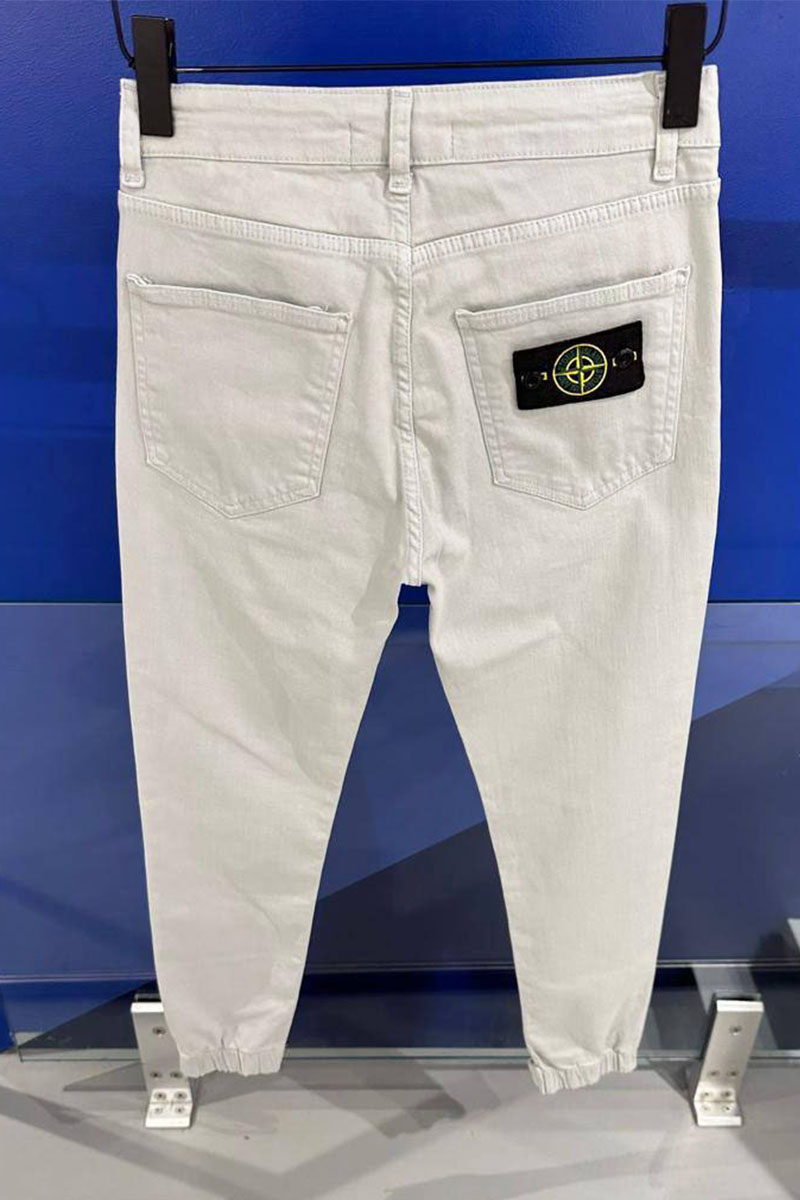 Stone Island Мужские серые джоггеры compass-patch 