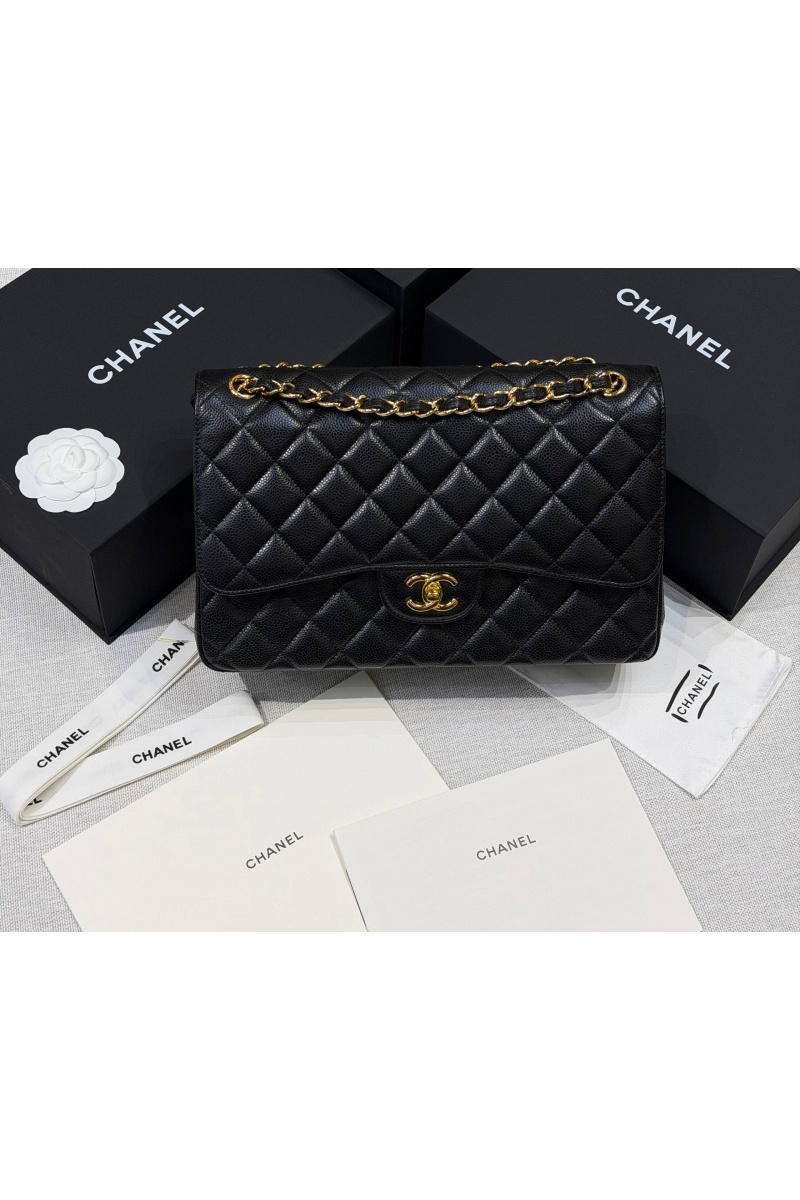 Chаnеl Кожаная сумка Classic Flap premium 30x20x9 см (8 расцветок)