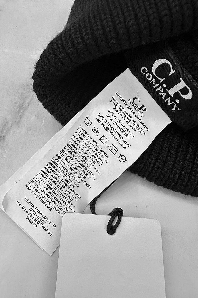 C.P. Company Шапка Single Lens - Black
