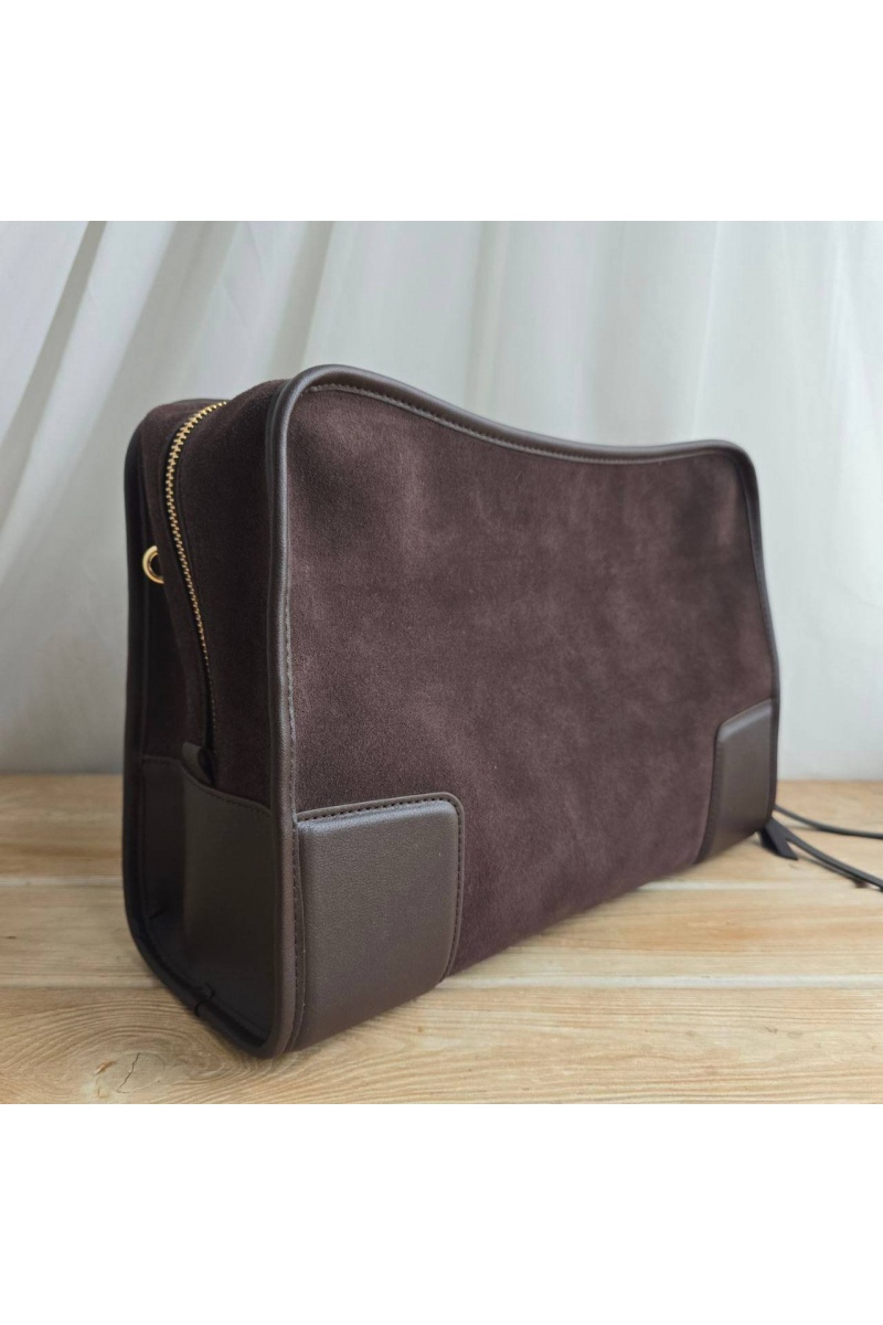 Loewe Замшевая сумка Amazona 34x24 см