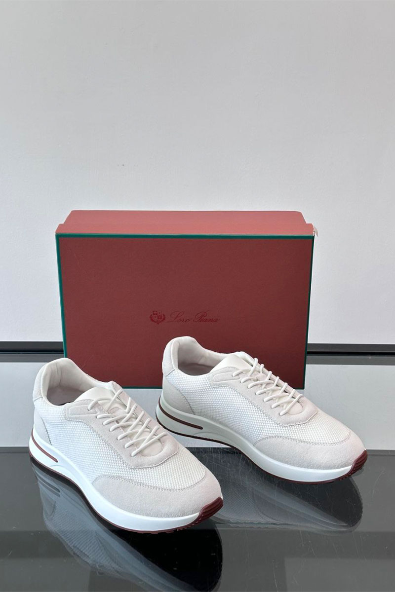 Loro Piana Мужские кроссовки Week End Walk - White