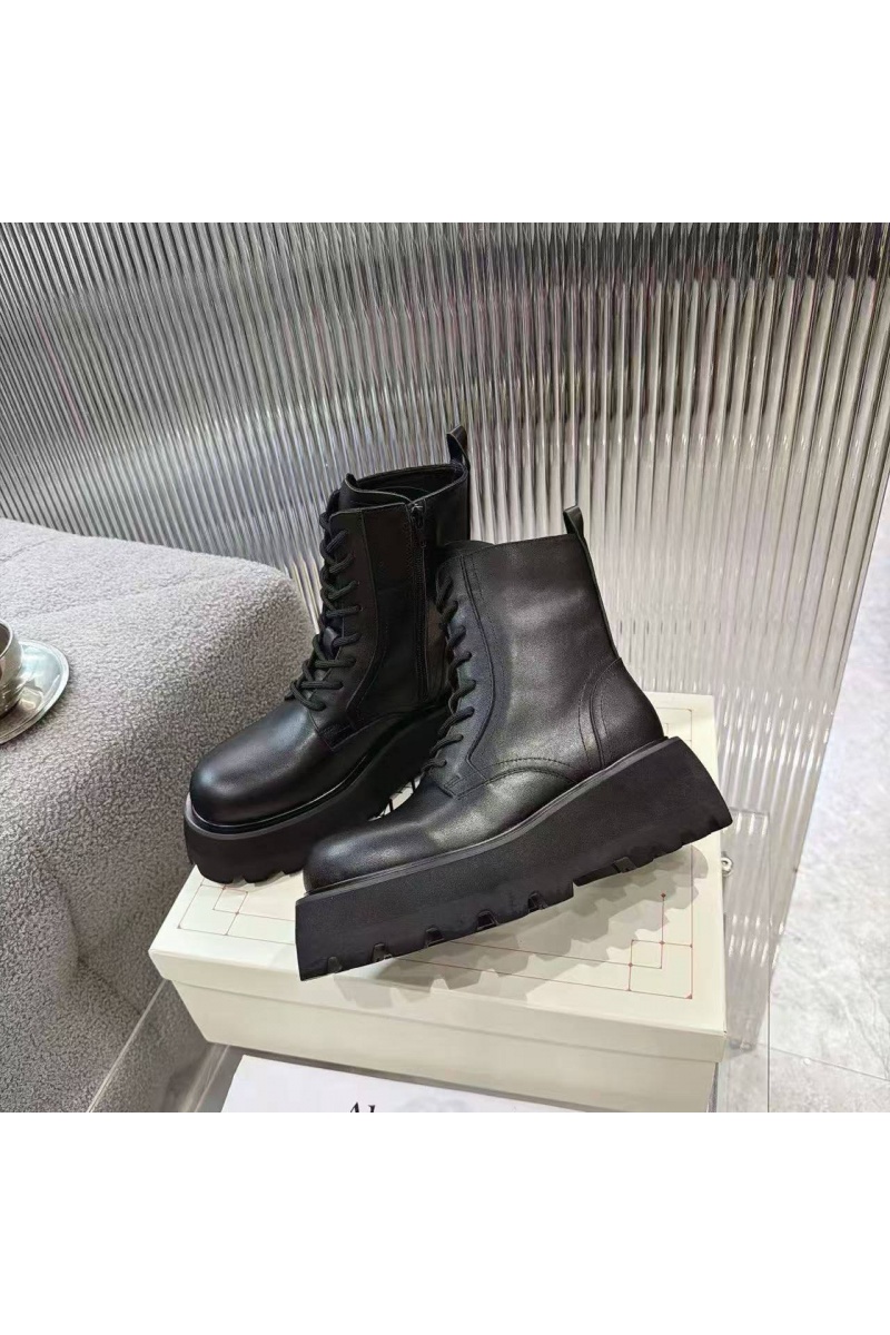 Alexander McQueen Женские кожаные ботинки 
