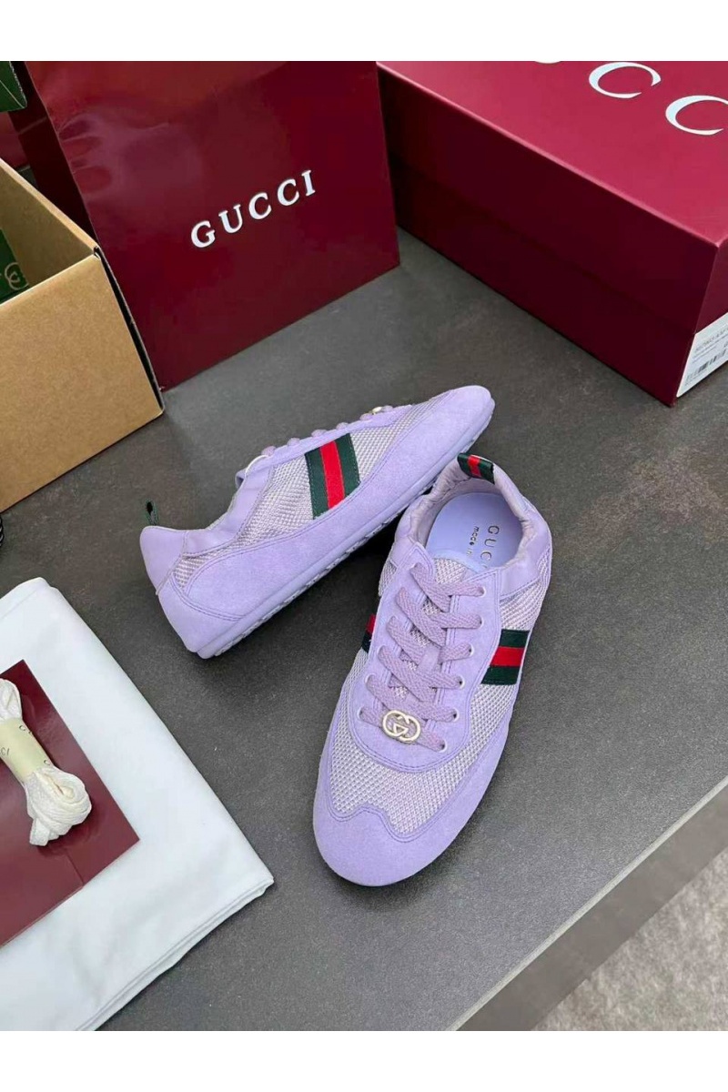 Gucci Женские кроссовки GG Shift premium