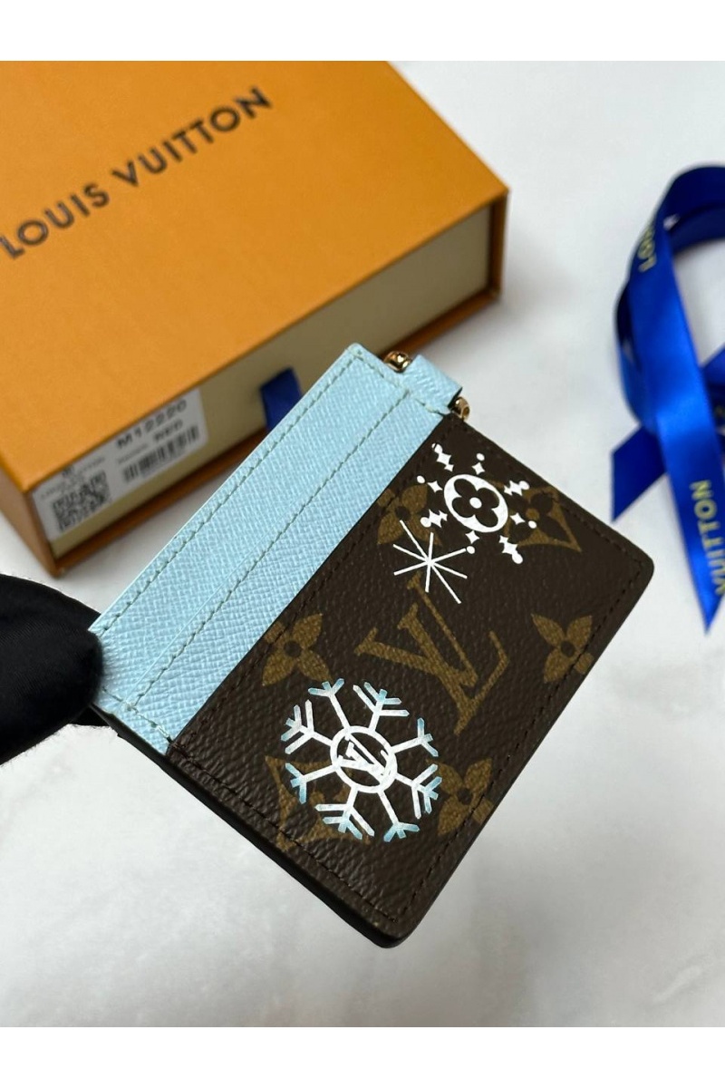 Lоuis Vuittоn Кожаный кардхолдер Charms Vivienne Premium 7.3x0.3x10.2 см