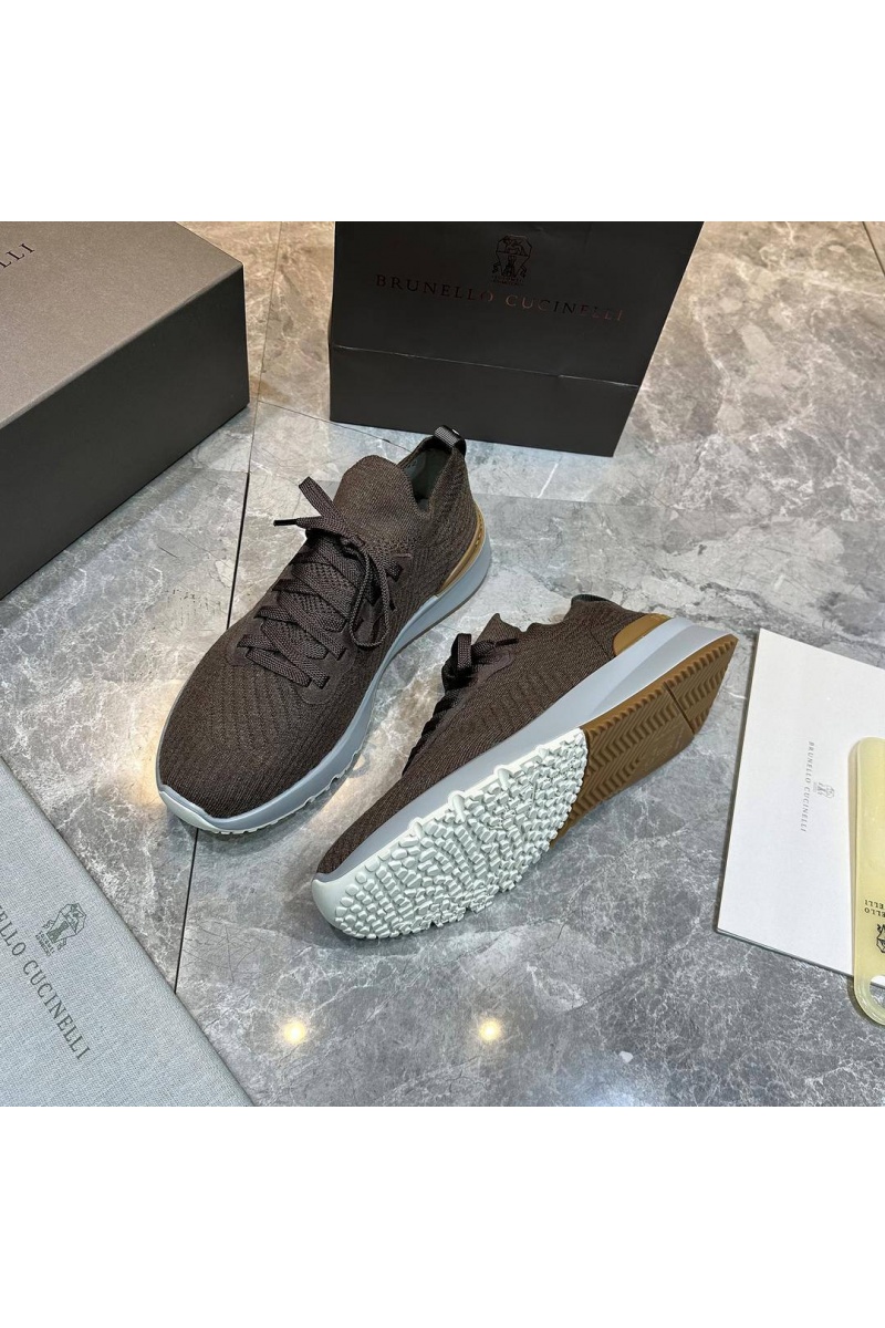 Brunеllо Сuсinеlli Мужские кроссовки knitted - Brown
